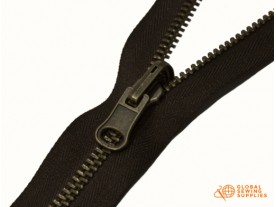Metallic Double Face No.5 Open End Zippers, 65cm. 